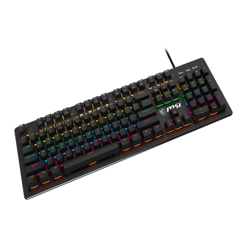 TECLADO MSI FORGE GK300 BLUE US MECANICO